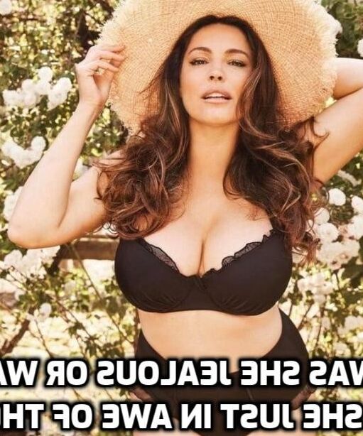 Kelly Brook Teases You and Your Girlfriend Captions