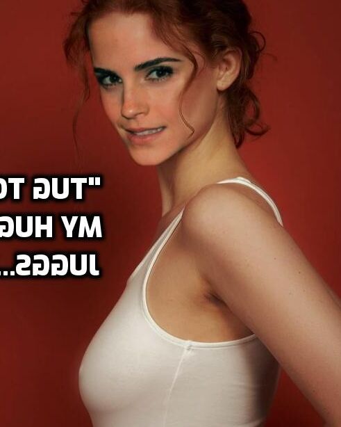 Emma Watson - фейк - огромные сиськи