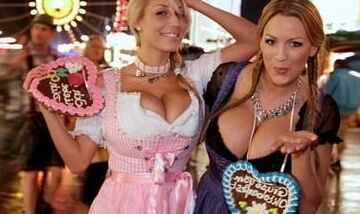 Oktoberfest hot woman