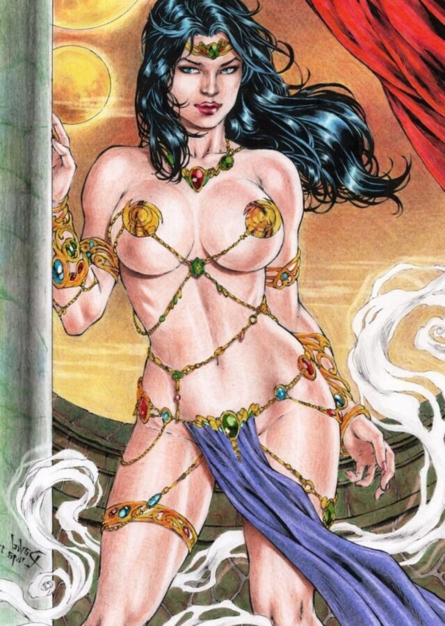 Dejah Thoris (from John Carter of Mars): Non-nude, Nude