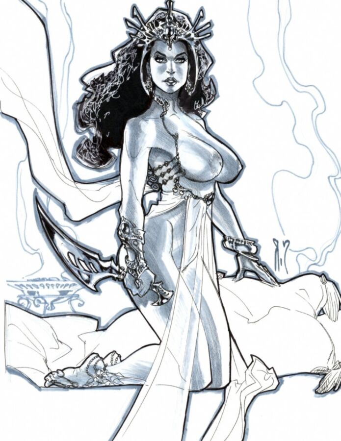 Dejah Thoris (from John Carter of Mars): Non-nude, Nude