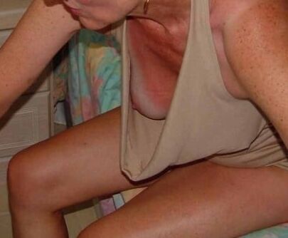 Mature Down-blouse