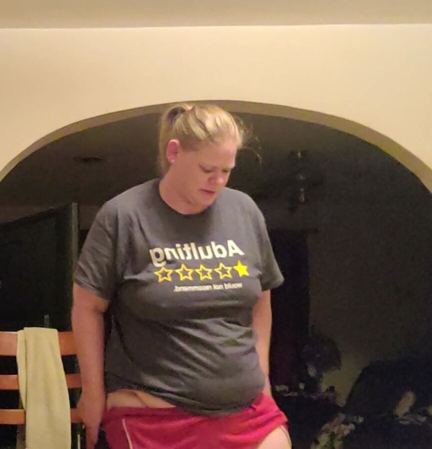 Unaware BBW Undressing