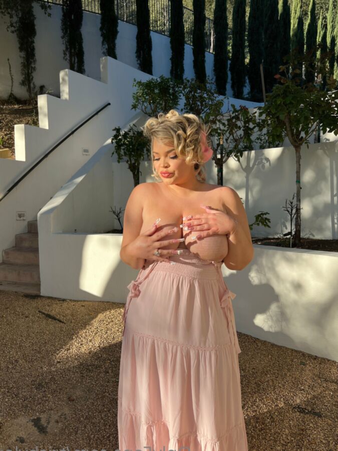 Les seins de grossesse de Trisha Paytas frappent différemment