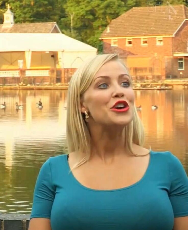 Blonde Titted Laura Hamilton-large milked filled breasts