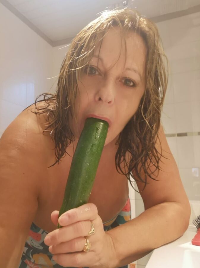 cucumber in the shower