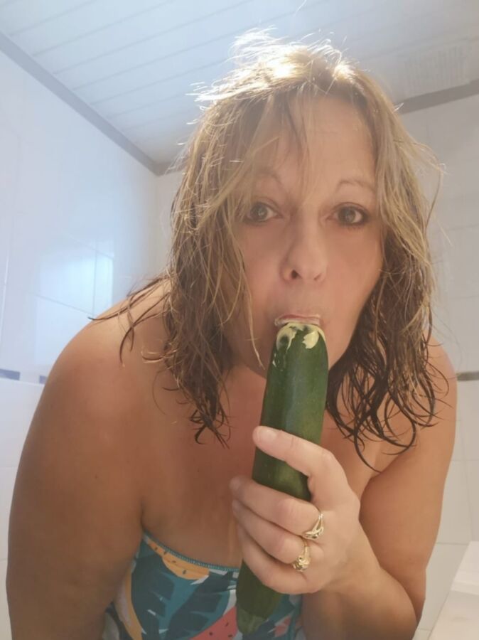 cucumber in the shower