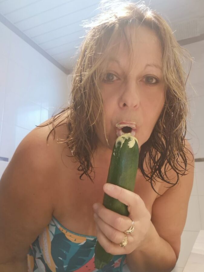 cucumber in the shower