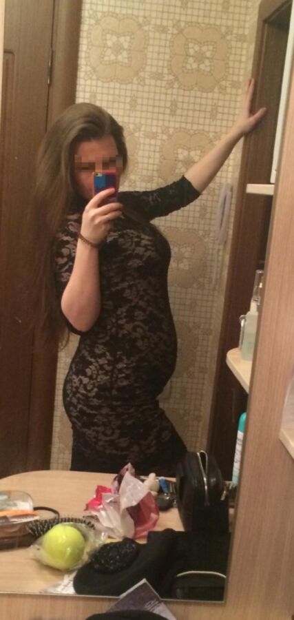 Russian sexy pregnant bitch