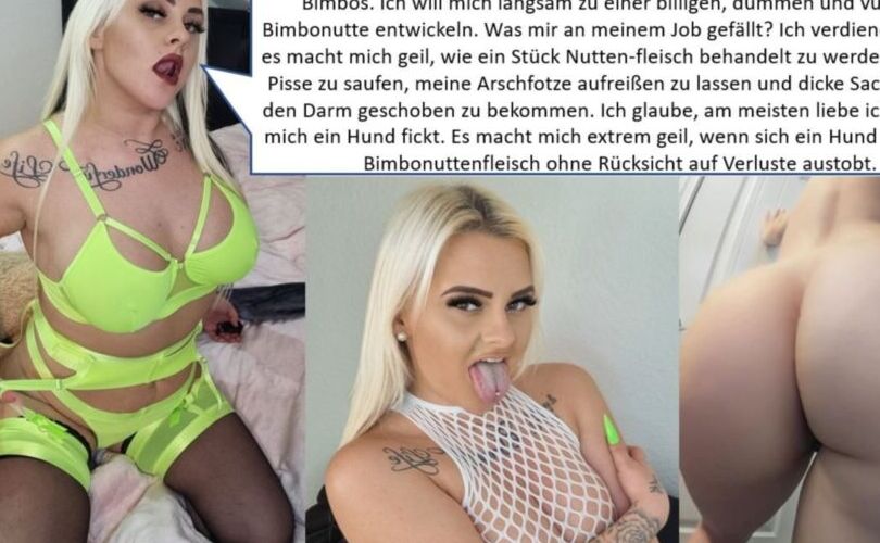 Fantasien ueber FuckBarbie - una bimbonutte perversa