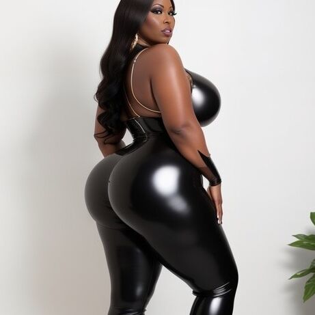 Ebony Voluptuous Latex