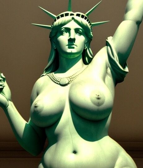 Lady Liberty defiende la libertad