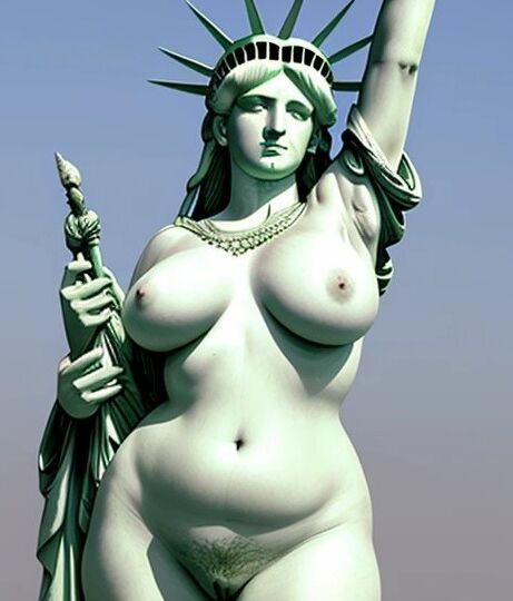 Lady Liberty defiende la libertad