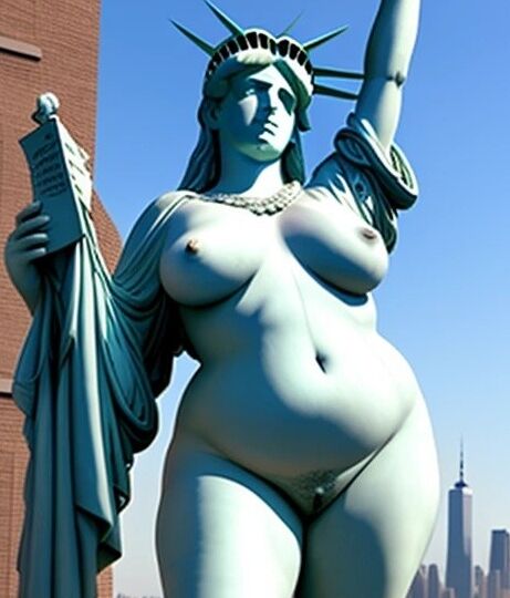 Lady Liberty defiende la libertad