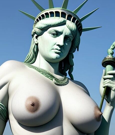 Lady Liberty defiende la libertad