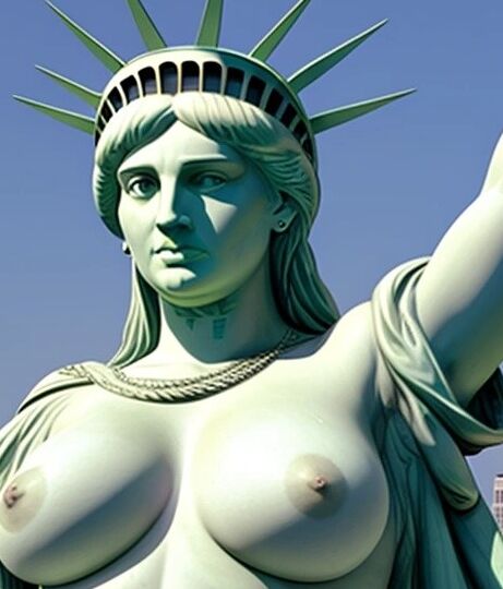 Lady Liberty defiende la libertad