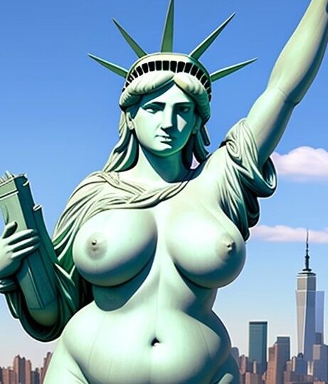 Lady Liberty defiende la libertad