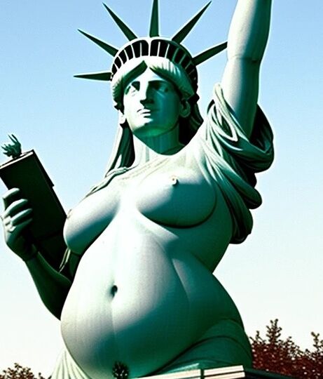 Lady Liberty defiende la libertad