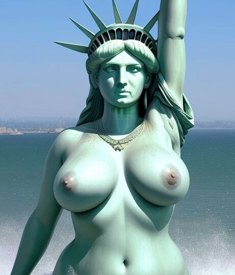 Lady Liberty defiende la libertad