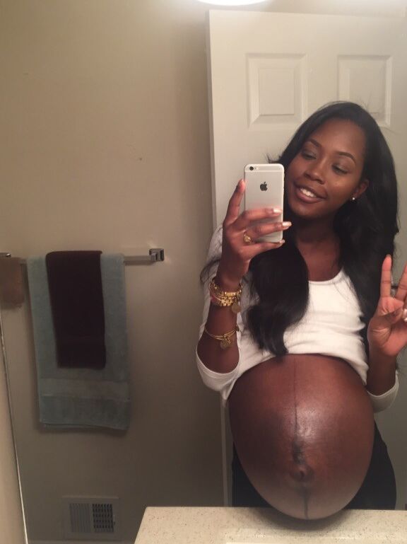 Pregnant Ebony