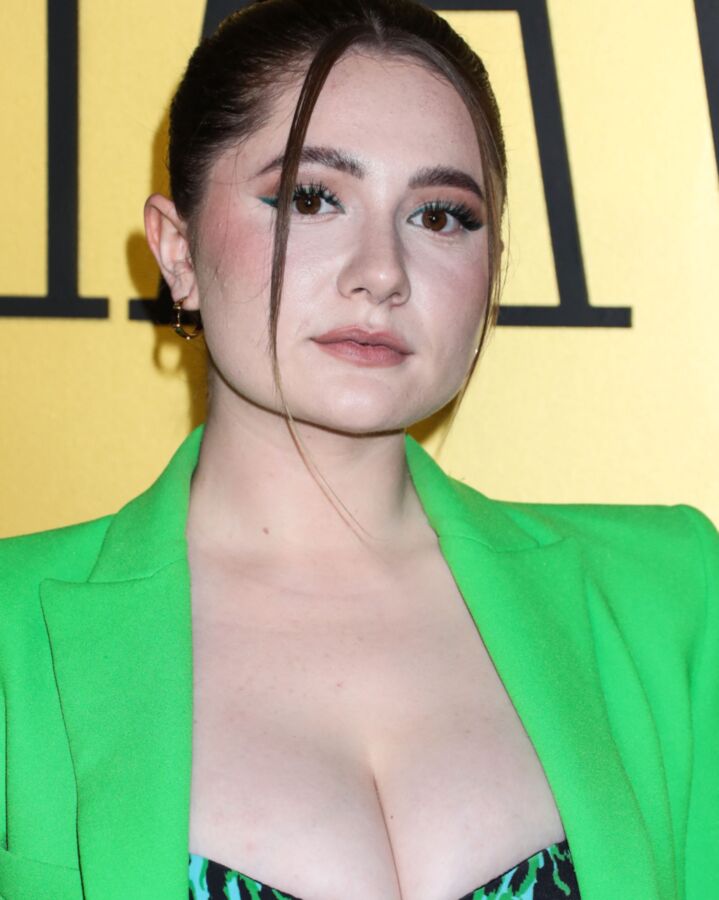 Emma Kenney huge cleavage @ Vanity Fair X Bacardi party in Holly