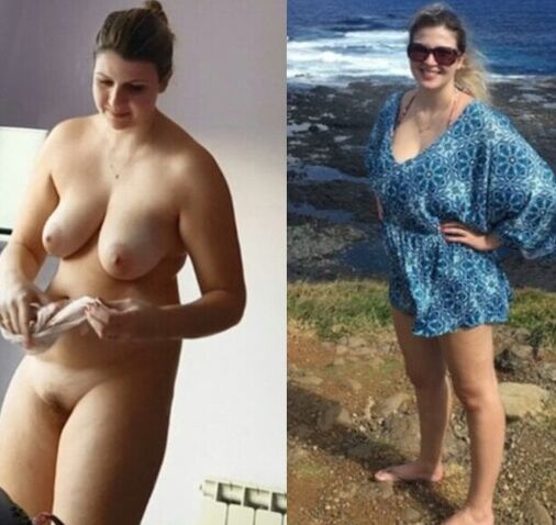 Vestida y Desnuda Antes y Después