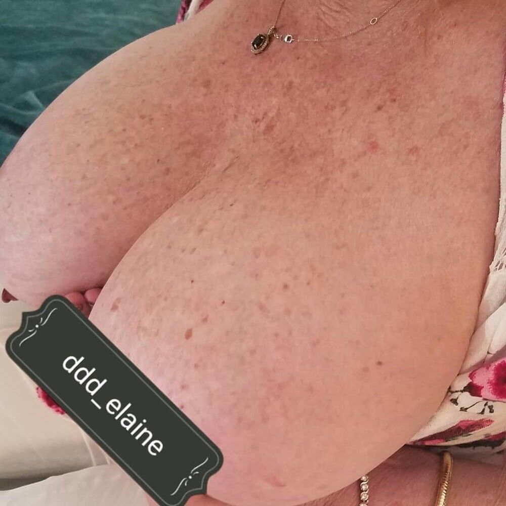 Sexy GILF Elaine con enormes tetas