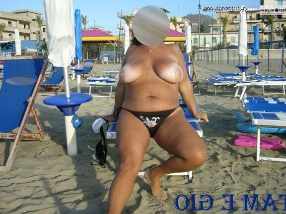 Swingers italianos BBW en la playa