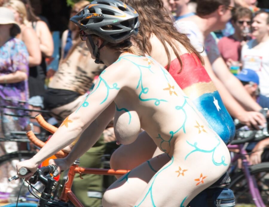 Jocelyn P nude at Fremont Solstice