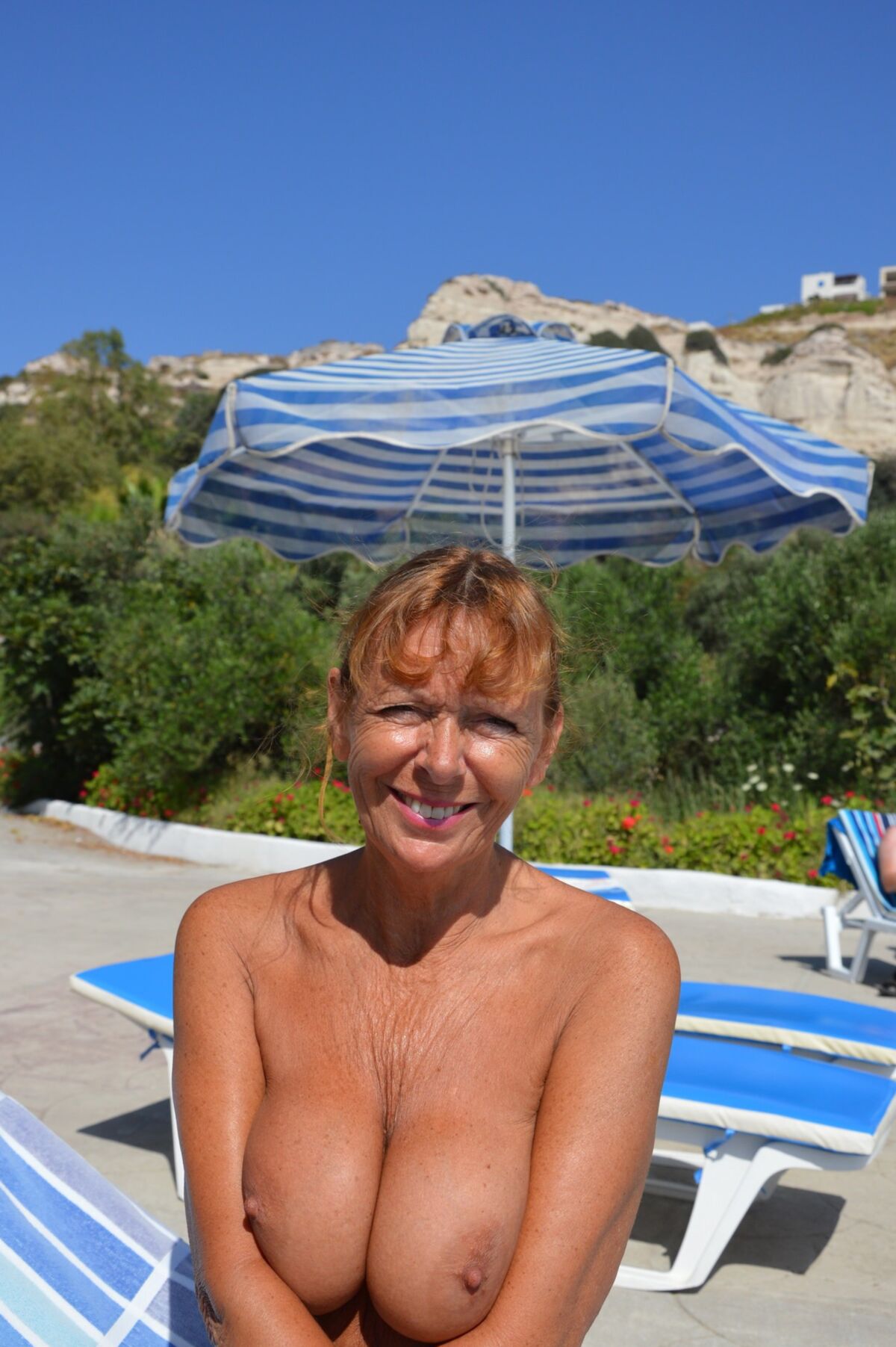 Mature Martine with perfect breasts