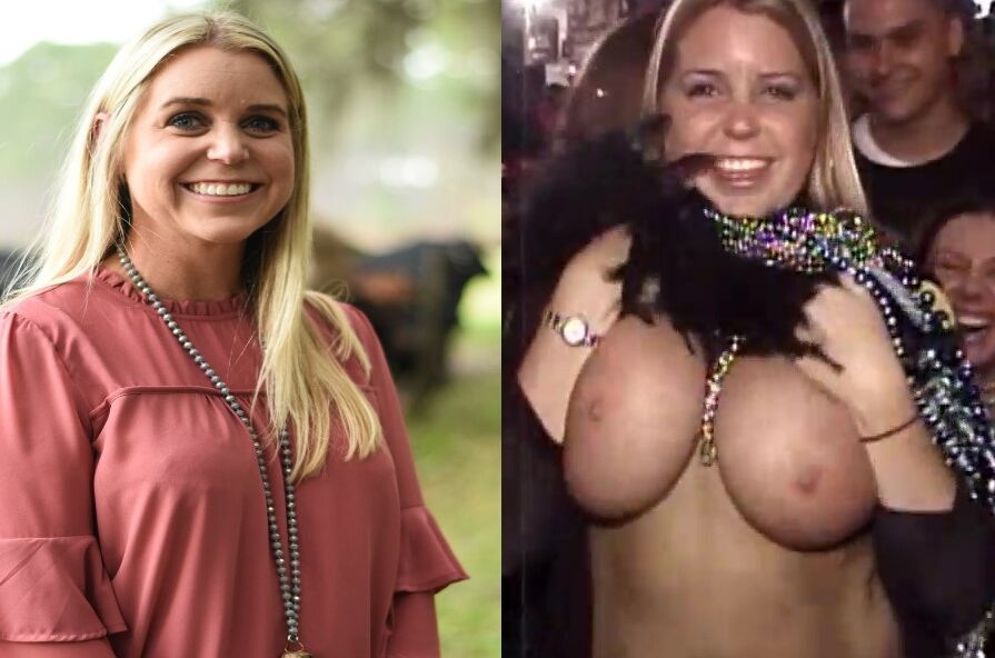 Anna Kirkland showing off her huge tits at fantasy fest