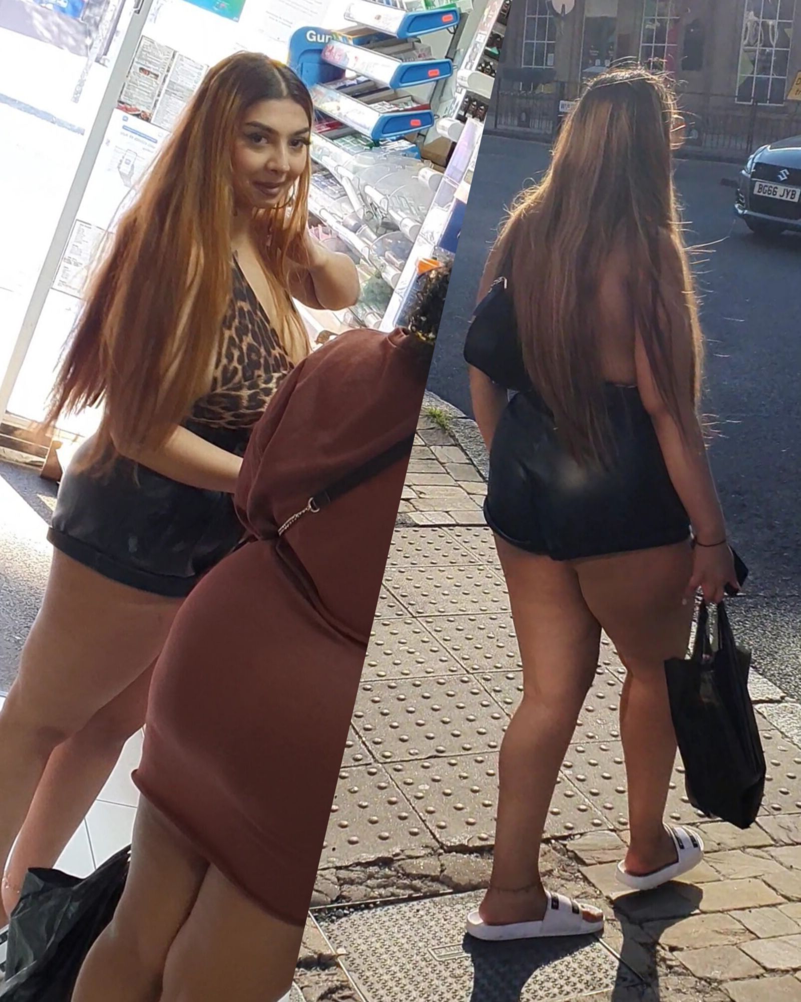 [CANDID] HUGE TITS DESI CHAV SHOWS HER CHEEKS