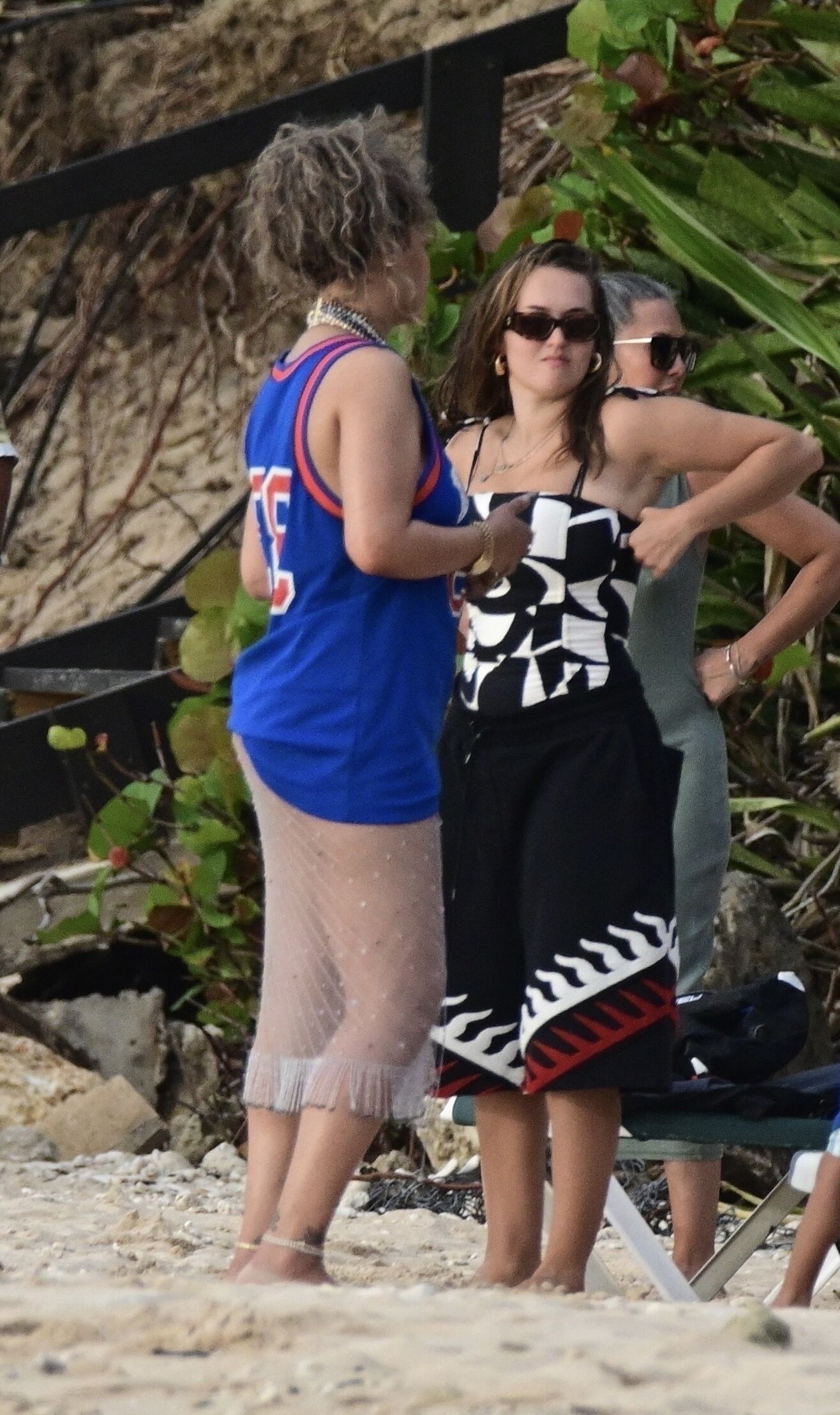 Rihanna   on the beach in Barbados 08 06 2024