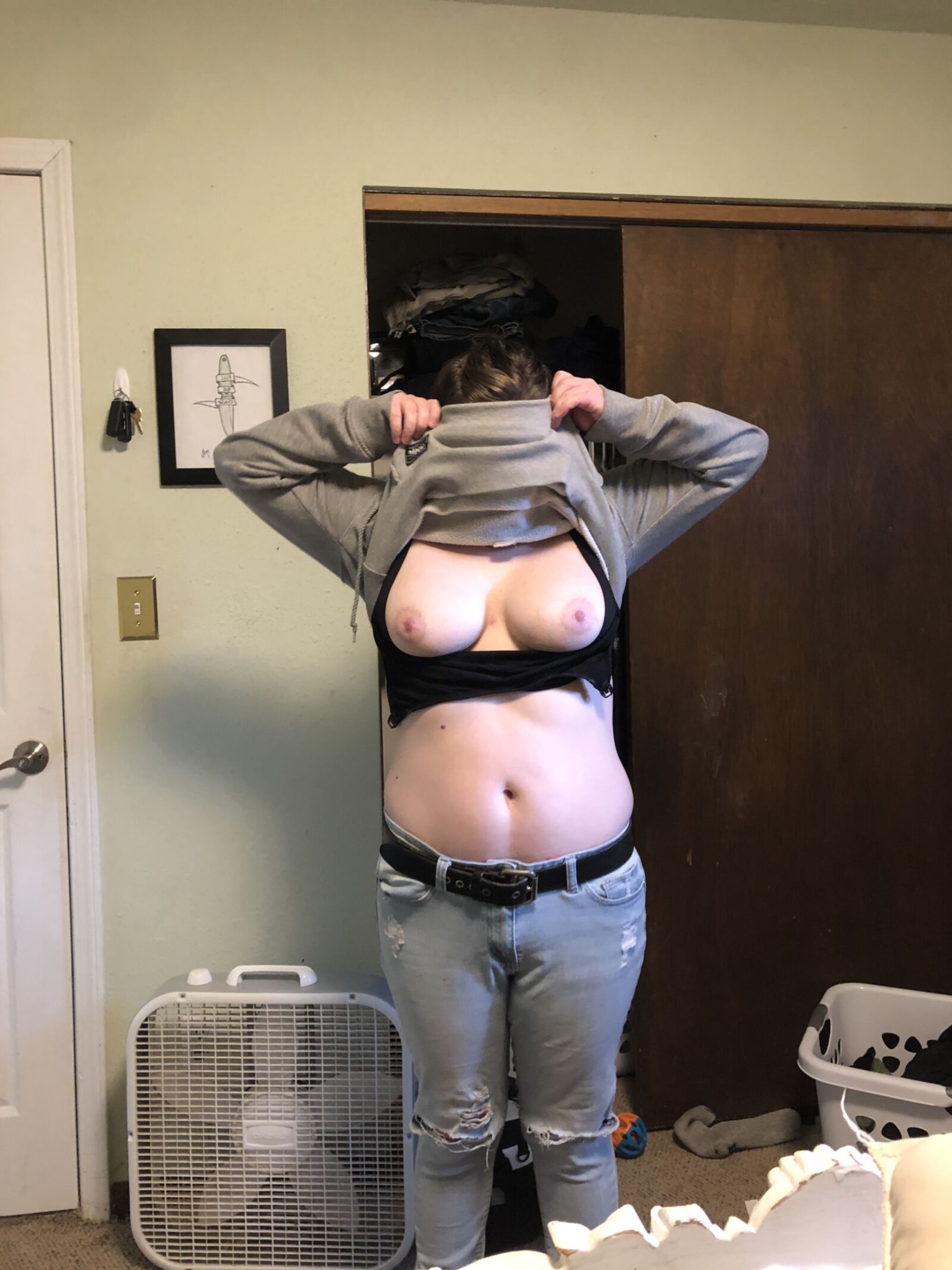 My tits from normal to big milk filled to saggy Mom tits