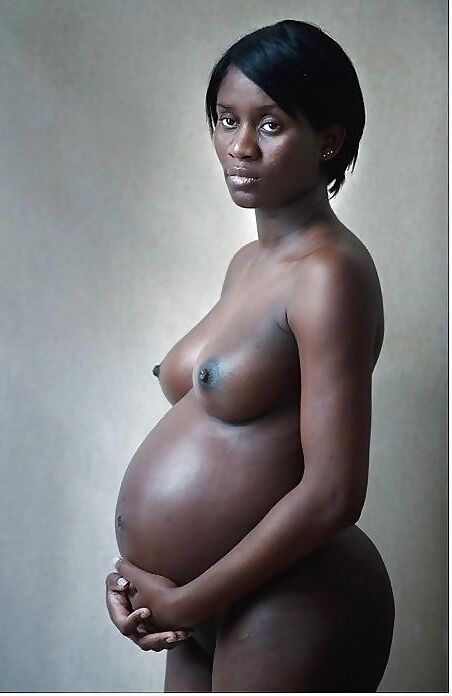 Pregnant ebony