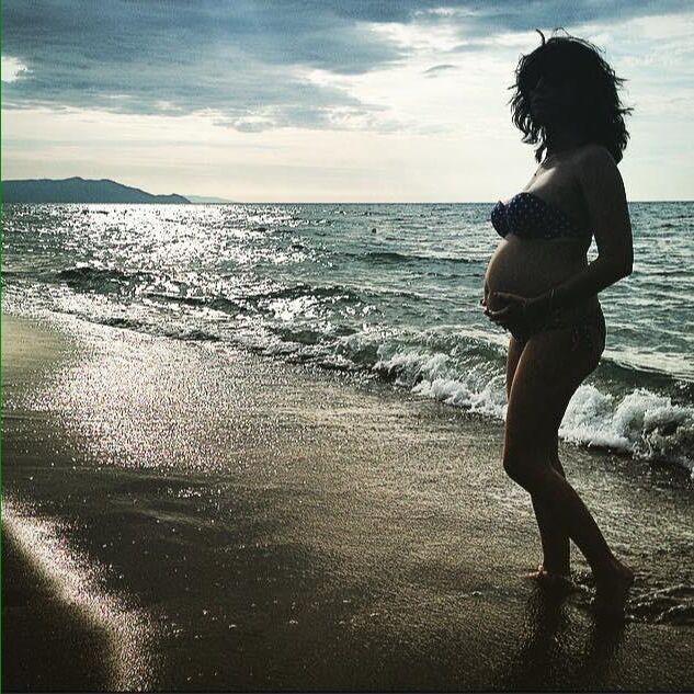 Preggo garota amador