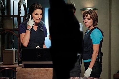 CSI NY Anna Belknap und Sela Ward