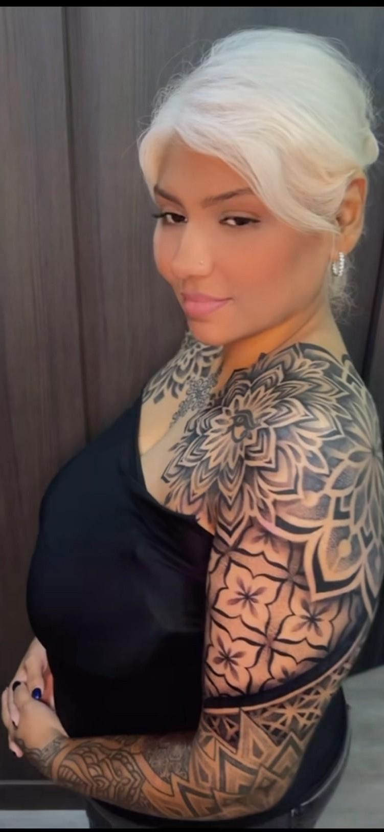 busty tattooed indian milf bitch Joyce