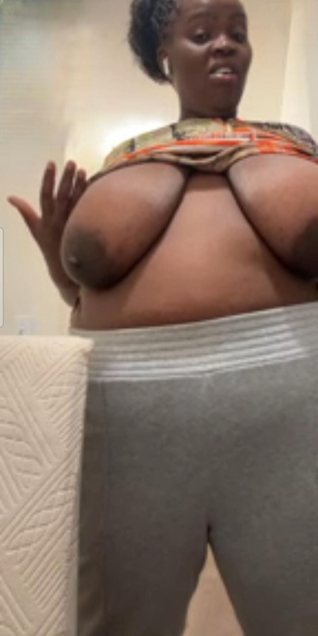 Grandes tetas bbw ébano