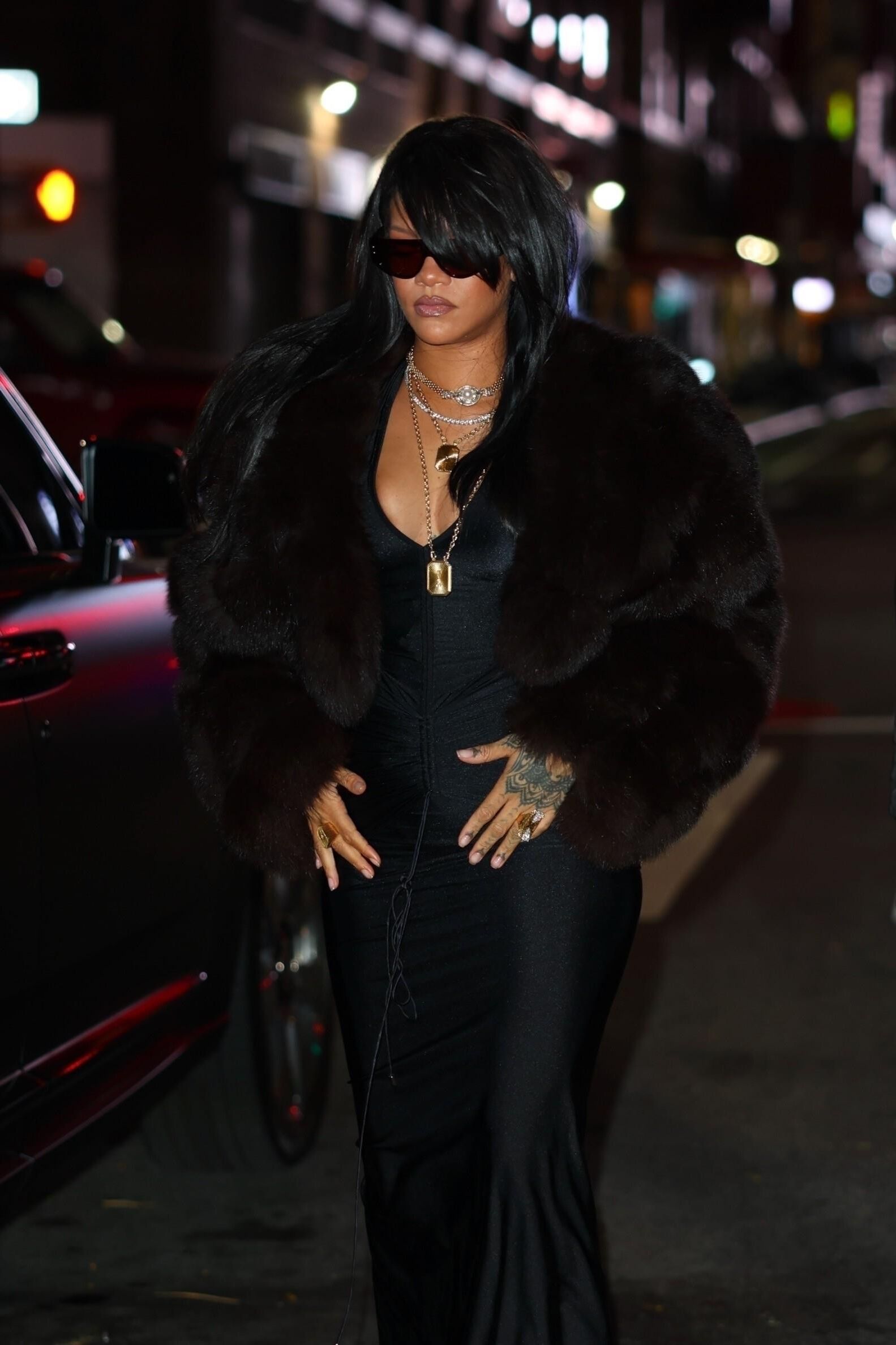 Rihanna enjoys a stylish night out 