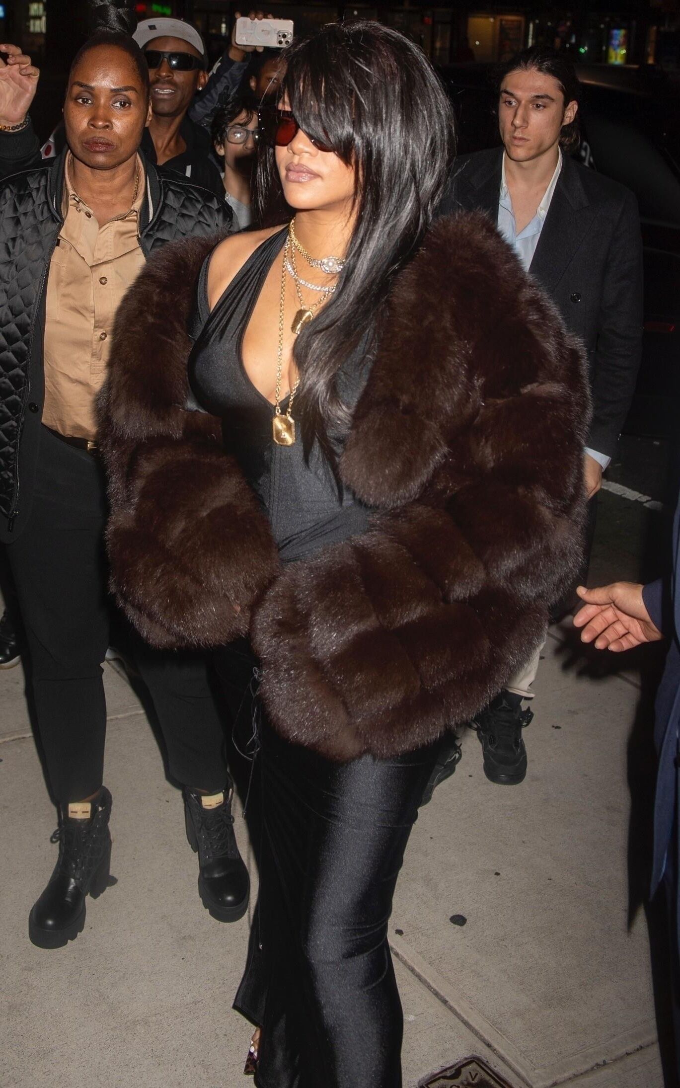 Rihanna enjoys a stylish night out 