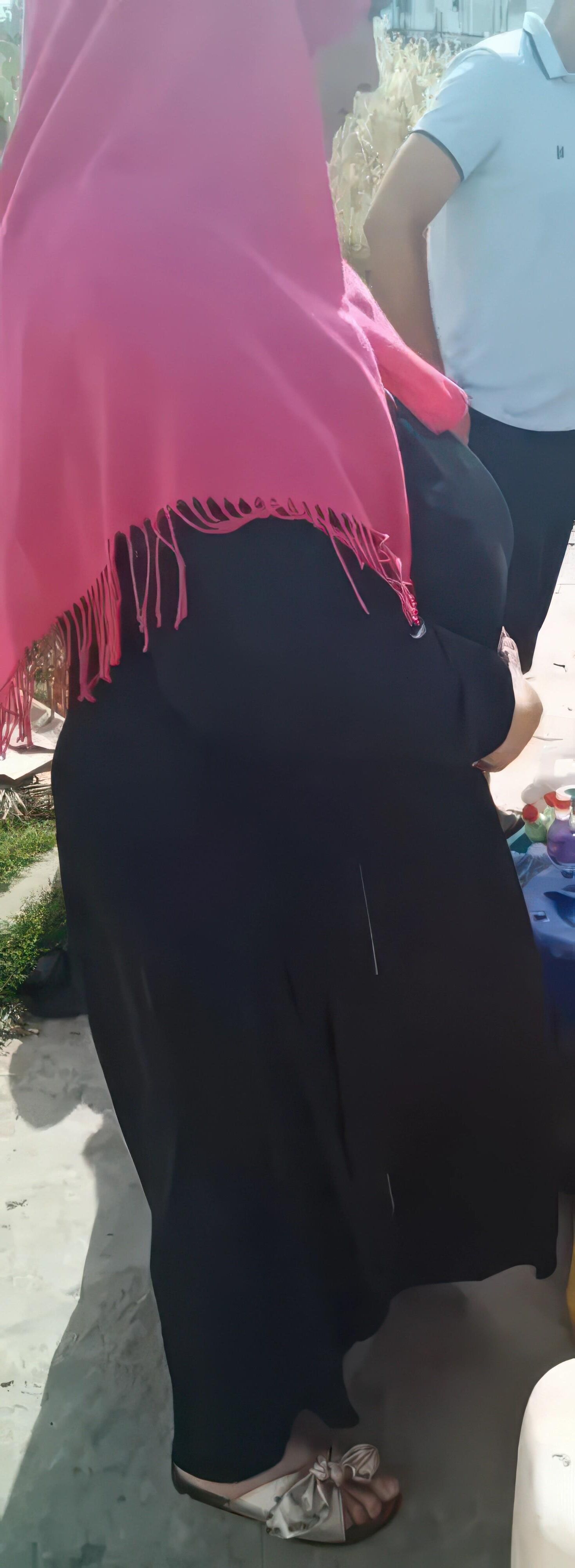 espiar a árabe hijab enormes tetas mamá en la calle