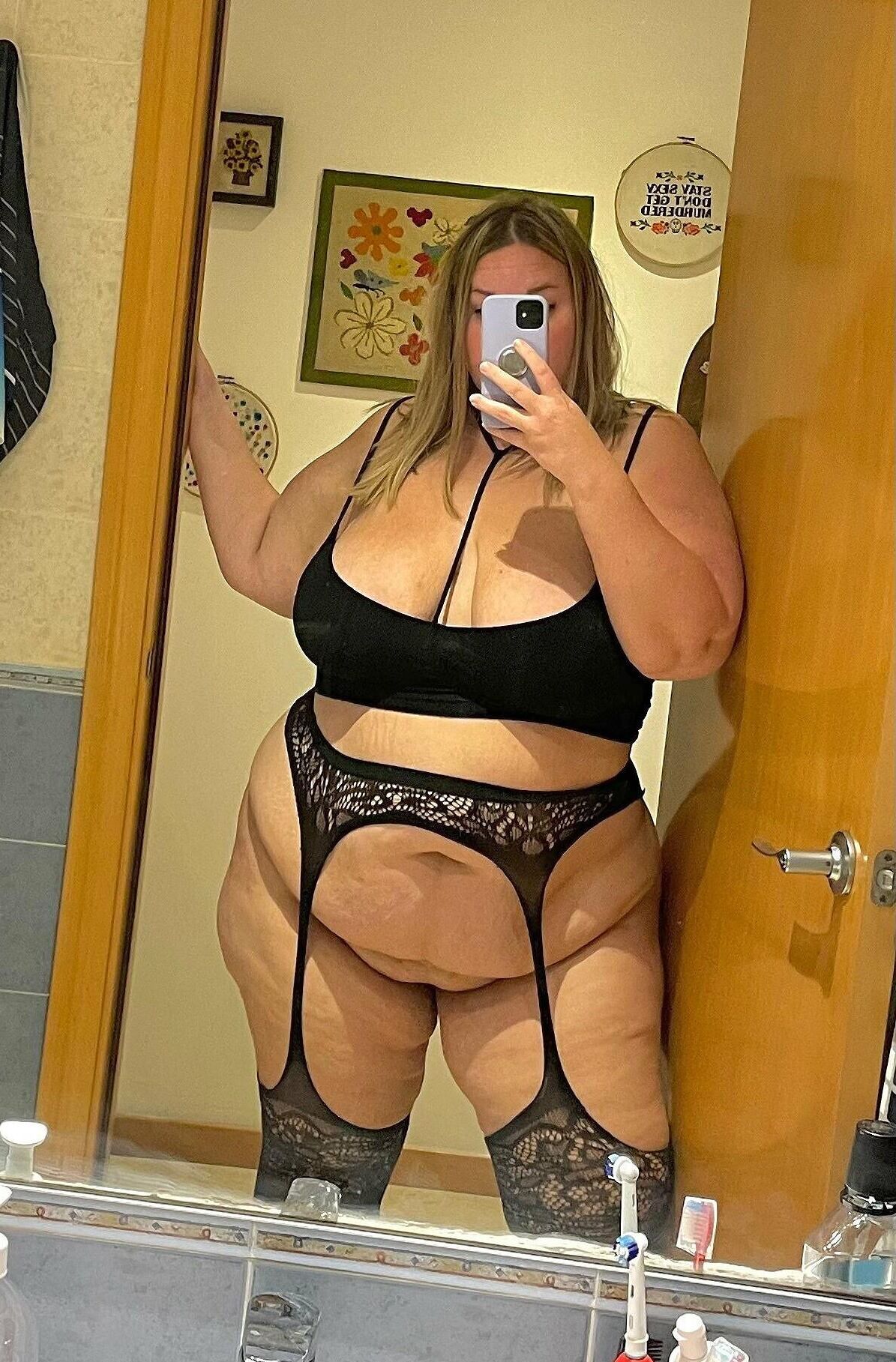 すごい!! 素晴らしい SSBBW ブロンド アマチュア スペシャル セット!!!