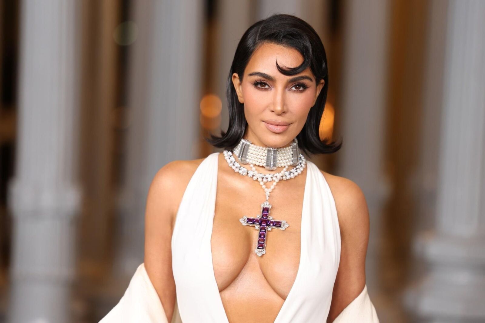 Kim Kardashian Attends LACMA Art+Film Gala