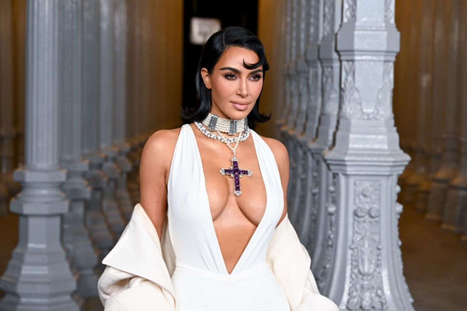 Kim Kardashian Attends LACMA Art+Film Gala