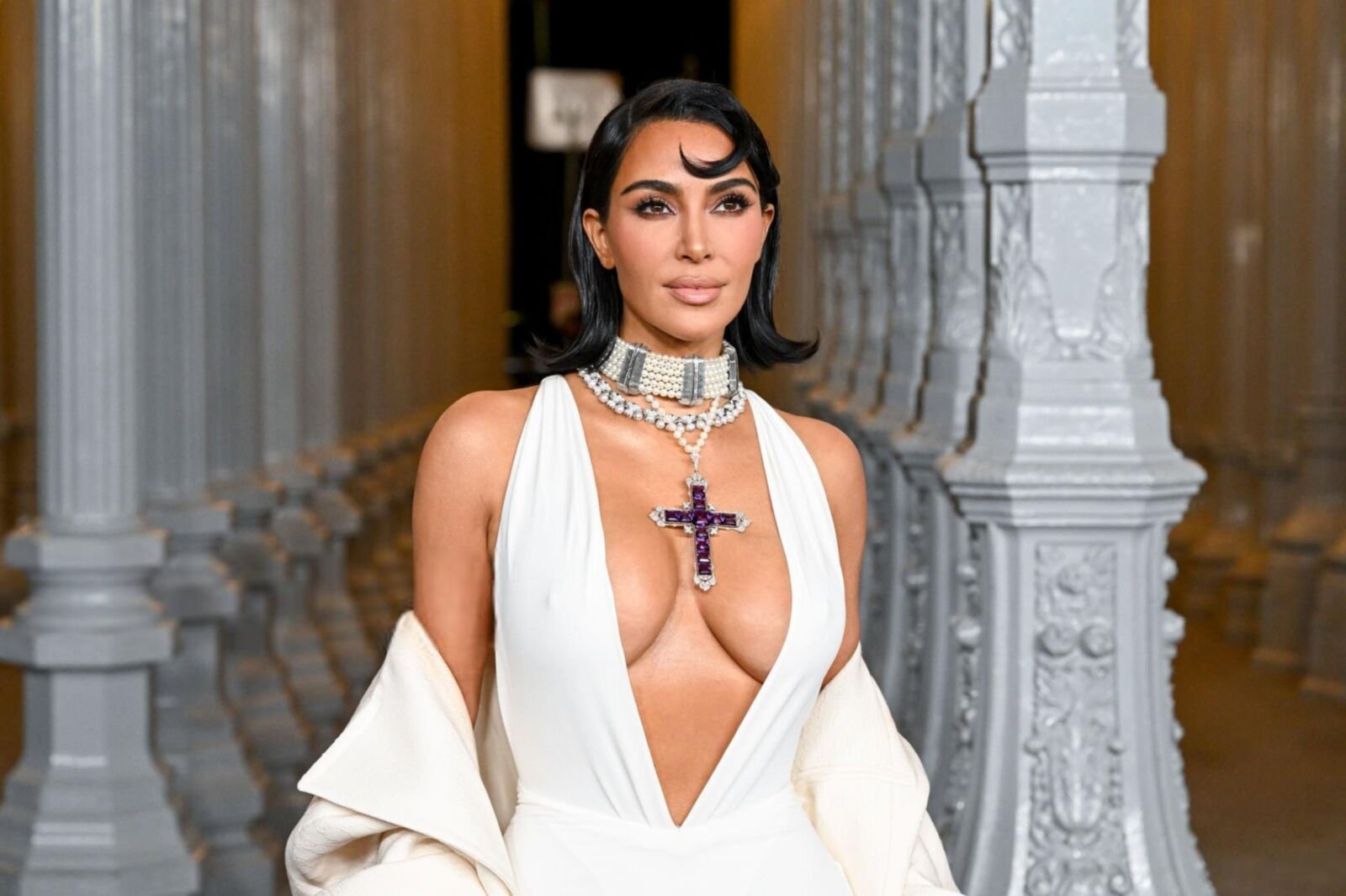 Kim Kardashian Attends LACMA Art+Film Gala