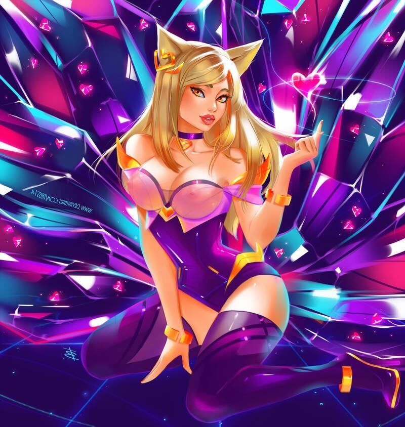 Ahri KDA LoL League Of Legends Hentai Remaster-Bearbeitungen