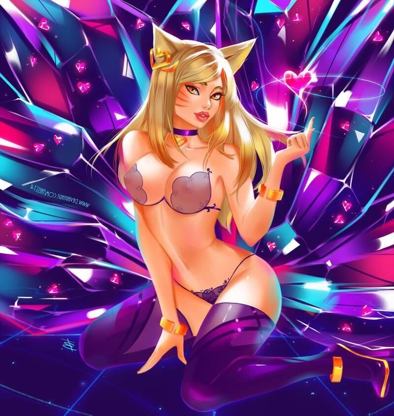 Ahri KDA LoL League Of Legends Hentai Remaster-Bearbeitungen