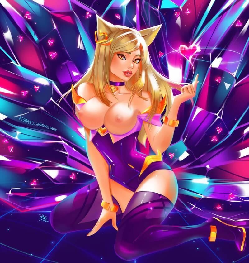 Ahri KDA LoL League Of Legends Hentai Remaster-Bearbeitungen