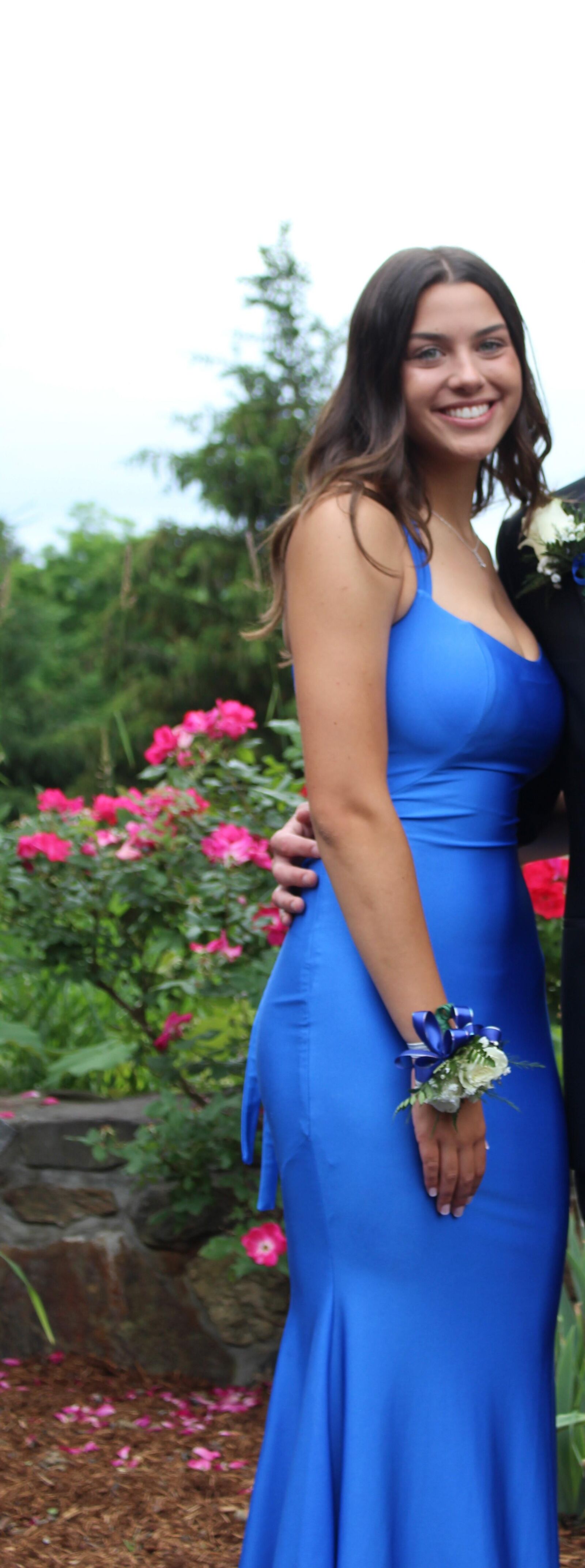 The Girl in the Blue Dress